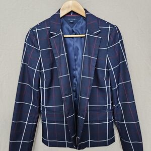 Tommy Hilfiger Women's Plaid Blazer Size 10